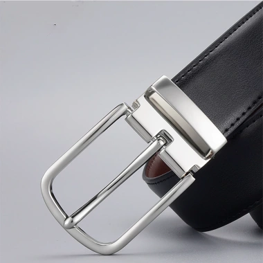 Thắt Lưng Nam Khóa Kim Dây Da Cao Cấp - Hàn Quốc, Chống Gỉ, Mặt Hợp Kim
