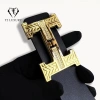 Thắt Lưng Nam Kim Tuyến Khóa Lỗ Mặt Chữ H Vàng Bóng Đá Lấp Lánh Dây Da Bò Sang Trọng - Giá 481.200₫ 3