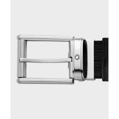 Thắt Lưng Nam MB 35mm Da Bò 2 Mặt Rectangular Roll Pin Buckle - Giá giảm 5.350.000 VND MB123.908 MB130.586