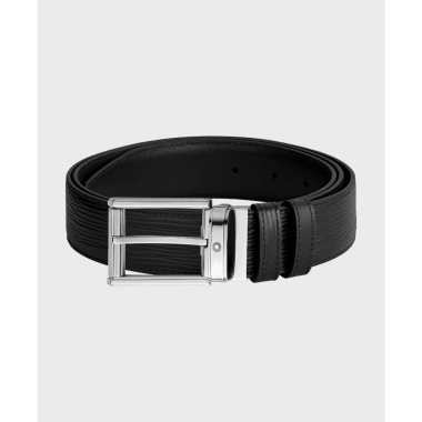 Thắt Lưng Nam MB 35mm Da Bò 2 Mặt Rectangular Roll Pin Buckle - Giá giảm 5.350.000 VND MB123.908 MB130.586