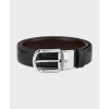 Thắt Lưng Nam MB Horseshoe Buckle 30mm Da Bê 2 Mặt Black Brown Khóa Palladium 7,5 Triệu 8
