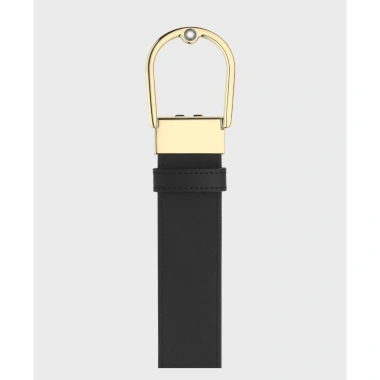 Thắt Lưng Nam MB Horseshoe Buckle Đen 35mm Da Bò 2 Mặt Reversible - Giá Ưu Đãi 4.630.000₫