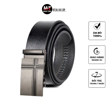 Thắt lưng nam Minh Tâm da bò MT201-25 - Khóa kim loại tự động, giá chỉ 250.000đ 3