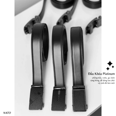 Thắt Lưng Nam Nato AP Khóa Tự Động Da Bò Cao Cấp – Đẹp, Trẻ Trung, Phù Hợp Công Sở & Đi Học – Giá 169.999₫