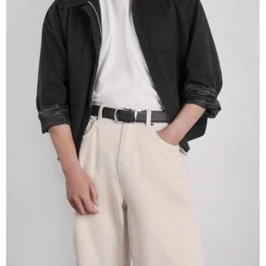 Thắt lưng nam Neil Belt da bò thật vân Saffiano, khóa kim Andras cao cấp - Giá chỉ 449.000 VND
