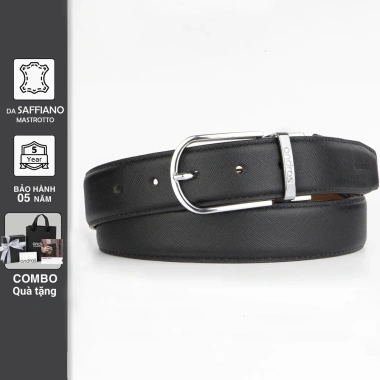Thắt lưng nam Neil Belt da bò thật vân Saffiano, khóa kim Andras cao cấp - Giá chỉ 449.000 VND 2
