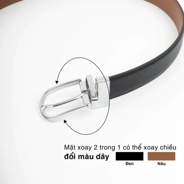 Thắt lưng nam Neil Belt da bò thật vân Saffiano, khóa kim Andras cao cấp - Giá chỉ 449.000 VND 5