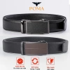 Thắt Lưng Nam POMA Da Bò 2 Lớp Khóa Tự Động PV1-PV4 Mặt Hợp Kim Bền - Giá 285k