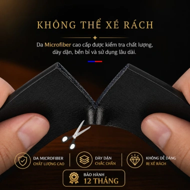 Thắt Lưng Nam Quảng Châu BekeLE TL02 Da Microfiber Khóa Tự Động 1.2m x 3.5cm - 211.000₫ 5