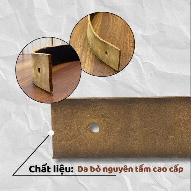 Thắt Lưng Nam TL LEATHER Da Bò Nguyên Tấm - Khóa Đồng Đúc Bền Bỉ, 380.000đ 5