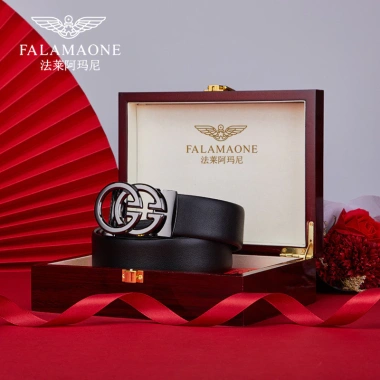 Thắt lưng nam tự động FALAMAONE - Dây nịt LEANO da bò fullbox PD815 - 399.000đ