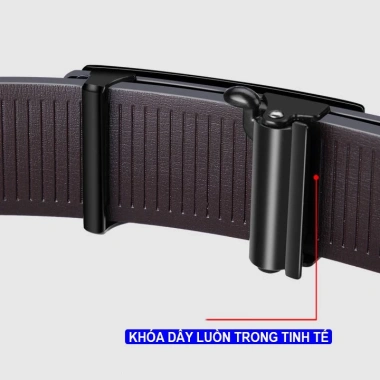 Thắt Lưng Nam VICENZO Da Bò Thật Hai Lớp Cao Cấp, Khóa Hợp Kim Chống Rỉ, Bảo Hành 1 Đổi 1, Giá 168.000