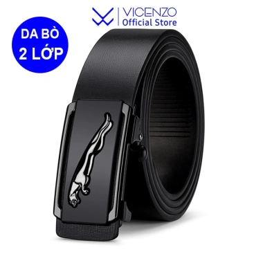 Thắt Lưng Nam VICENZO Da Bò Thật Hai Lớp Cao Cấp, Khóa Hợp Kim Chống Rỉ, Bảo Hành 1 Đổi 1, Giá 168.000