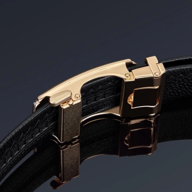 Thắt lưng nam William Polo da thật cao cấp, khóa tự động, hộp quà sang trọng - Giá chỉ 770.000đ