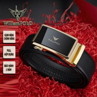 Thắt lưng nam WilliamPOLO da bò cao cấp, hộp kèm túi xách - Giá ưu đãi 525.000đ 8 Thắt lưng nam WilliamPOLO da bò cao cấp, hộp kèm túi xách - Giá ưu đãi 525.000đ 8