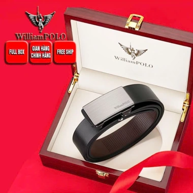 Thắt lưng nam WilliamPOLO da bò cao cấp POLO 22.510 - Giá ưu đãi 292.300₫