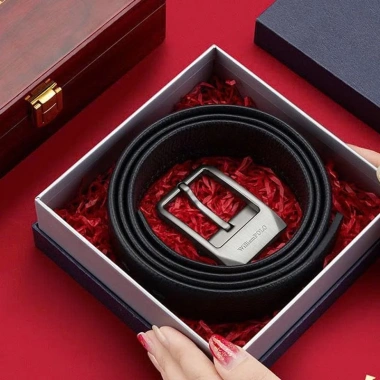 Thắt lưng nam WilliamPOLO da bò POLO22.552P - Full hộp, giảm giá 500k