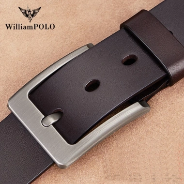 Thắt lưng nam Williampolo khóa gài da bò nguyên tấm kèm hộp & túi POLO22.392 - 669.000₫