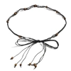 Thắt lưng nữ Bohemian mỏng retro nâu, họa tiết dân tộc, giảm giá 23% chỉ 59.080₫ 2