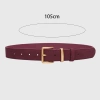 Thắt lưng nữ da lộn pin buckle - Phối dễ dàng với quần jeans, giá chỉ 59.166 VND 5