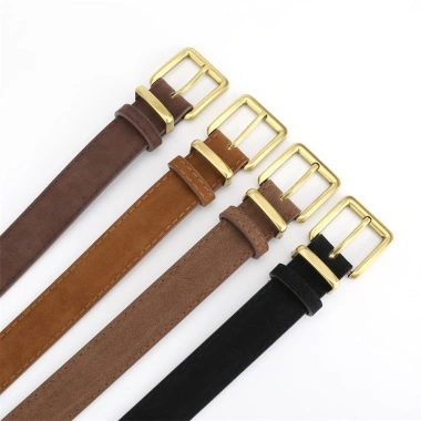Thắt lưng nữ da lộn pin buckle - Phối dễ dàng với quần jeans, giá chỉ 59.166 VND