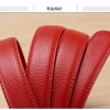 Thắt Lưng Nữ Da Thật Chính Hãng Khóa Tự Động Trắng Phối Jean Giao Nhanh 181k 4