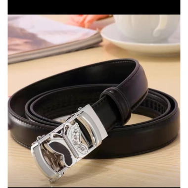 Thắt Lưng Nữ Da Thật Chính Hãng Khóa Tự Động Trắng Phối Jean Giao Nhanh 181k