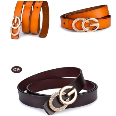 Thắt lưng nữ da thật thời trang khóa kim loại CG - giảm 20% còn 159.000₫ 4 Thắt lưng nữ da thật thời trang khóa kim loại CG - giảm 20% còn 159.000₫ 4