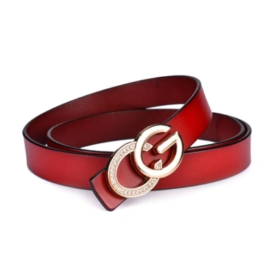 Thắt lưng nữ da thật thời trang khóa kim loại CG - giảm 20% còn 159.000₫