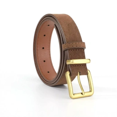 Thắt lưng nữ HYCEO da lộn đa năng, khóa chốt vàng 3,3cm, phụ kiện thời trang quần jean - Giá ưu đãi 102.300 VND 6