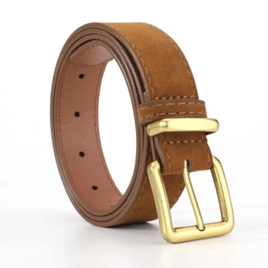Thắt lưng nữ HYCEO da lộn đa năng, khóa chốt vàng 3,3cm, phụ kiện thời trang quần jean - Giá ưu đãi 102.300 VND 8