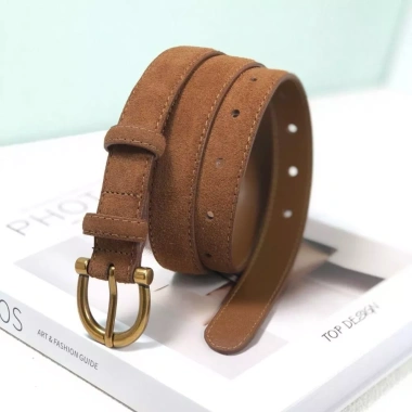 Thắt lưng nữ HYCEO da lộn sang trọng đa năng, khóa chốt thời trang, dây rộng trang trí váy: chỉ 97.900₫ 6