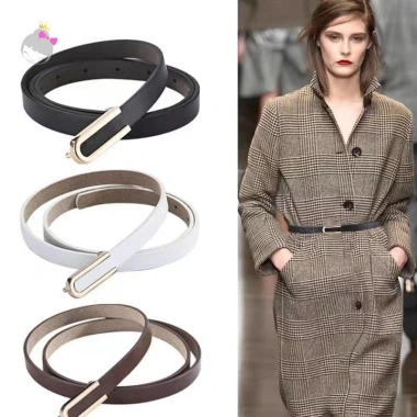 Thắt Lưng Nữ Pin Khóa Da Mỏng - Cho Quần Jean, Váy, Quần - Giá ưu đãi 58.190 VND