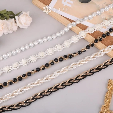 Thắt lưng nữ Qrhyk Ngọc Trai co giãn - Thanh lịch, khóa an toàn, dây xích thời trang, 66.440₫ 7