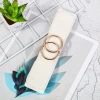 Thắt lưng nữ rộng đàn hồi vàng Shuang Huan Kou chất lượng cao giá ưu đãi 60.158₫ 3