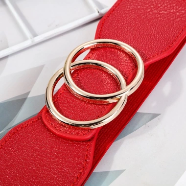 Thắt lưng nữ rộng đàn hồi vàng Shuang Huan Kou chất lượng cao giá ưu đãi 60.158₫ 6 Thắt lưng nữ rộng đàn hồi vàng Shuang Huan Kou chất lượng cao giá ưu đãi 60.158₫ 6
