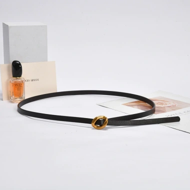 Thắt lưng nữ thời trang da bò khóa vàng, thắt nút đẹp mắt - Giá chỉ 94.939 VND 12