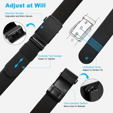 Thắt lưng nylon nam phong cách quân đội, khóa hợp kim tự động, co giãn, chỉ 302.500₫ 6 Thắt lưng nylon nam phong cách quân đội, khóa hợp kim tự động, co giãn, chỉ 302.500₫ 6
