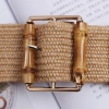 Thắt Lưng OFF WHITE Dệt Kim Bohemian Co Giãn Màu Trắng Thời Trang Nữ Cao 6