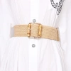 Thắt Lưng OFF WHITE Dệt Kim Bohemian Co Giãn Màu Trắng Thời Trang Nữ Cao 9