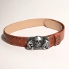 Thắt lưng punk skull da gothic đinh tán, điều chỉnh được, unisex 78.320₫ 4