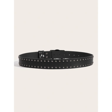 Thắt lưng punk skull da gothic đinh tán, điều chỉnh được, unisex 78.320₫ 5