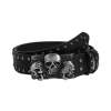Thắt lưng punk skull da gothic đinh tán, điều chỉnh được, unisex 78.320₫ 10