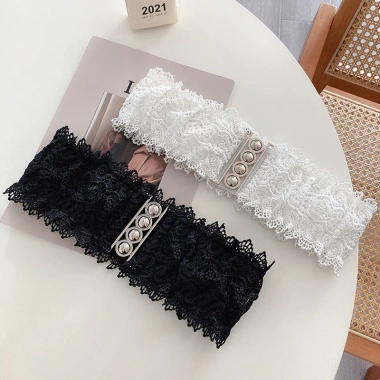 Thắt lưng ren co giãn nữ thời trang màu đen - Phụ kiện sang trọng giảm giá 23% Thắt lưng ren co giãn nữ thời trang màu đen - Phụ kiện sang trọng giảm giá 23%