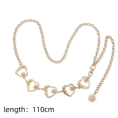 Thắt lưng retro kim loại hình vầng dương - Phụ kiện thời trang 44.000, giao nhanh 8