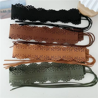 Thắt lưng rộng nữ rỗng ra màu đen nâu - Phối đa dạng, giảm giá, chỉ 95.816₫ 5 Thắt lưng rộng nữ rỗng ra màu đen nâu - Phối đa dạng, giảm giá, chỉ 95.816₫ 5