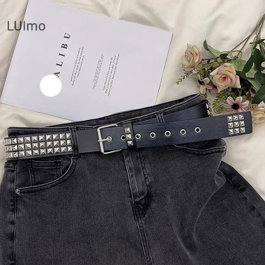 Thắt Lưng Unisex Punk Gothic Hạt Vuông Kim Loại Đinh Tán, Tự Tân - Giá 67.000 3 Thắt Lưng Unisex Punk Gothic Hạt Vuông Kim Loại Đinh Tán, Tự Tân - Giá 67.000 3