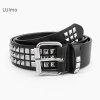 Thắt Lưng Unisex Punk Gothic Hạt Vuông Kim Loại Đinh Tán, Tự Tân - Giá 67.000 5