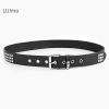 Thắt Lưng Unisex Punk Gothic Hạt Vuông Kim Loại Đinh Tán, Tự Tân - Giá 67.000 7