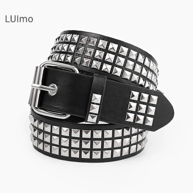 Thắt Lưng Unisex Punk Gothic Hạt Vuông Kim Loại Đinh Tán, Tự Tân - Giá 67.000 10 Thắt Lưng Unisex Punk Gothic Hạt Vuông Kim Loại Đinh Tán, Tự Tân - Giá 67.000 10